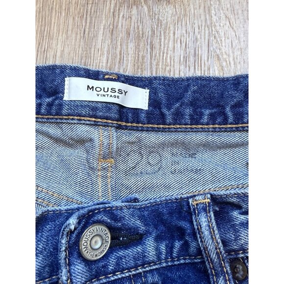 Moussy Vintage Cowhide Leather Made in Japan Slim Straight Size 29 - Picture 3 of 9